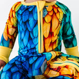 Azul the Parrot Convertible Baby Pajama