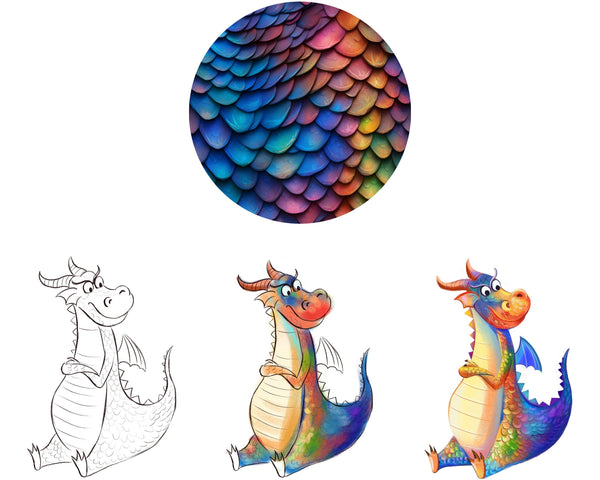 Fynn the Dragon print