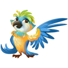 Azul the Parrot Pajama Set