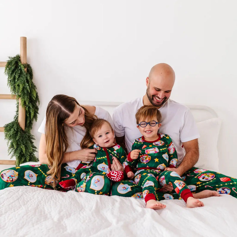 Christmas Ornaments Convertible Baby Pajama