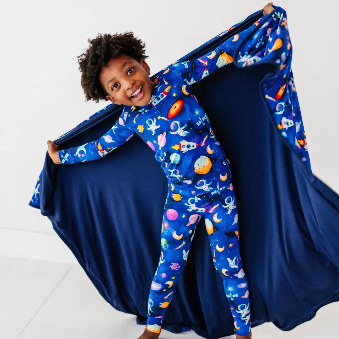 Astronauts in Space Blanket