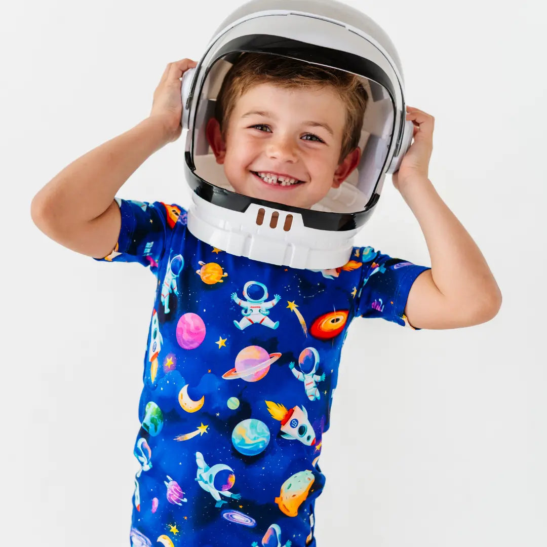 Astronauts in Space Short Pajama Set