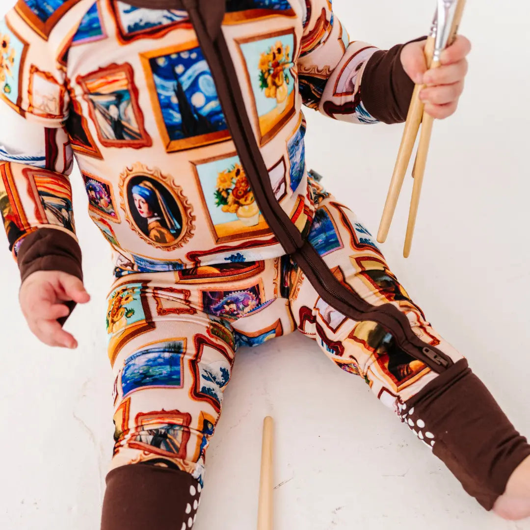 The Art Gallery Convertible Baby Pajama