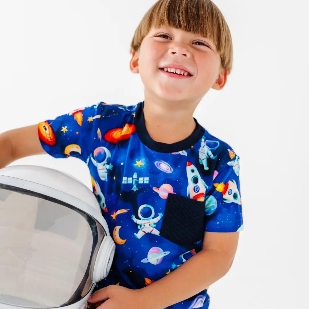 Astronauts in Space Pocket Tee