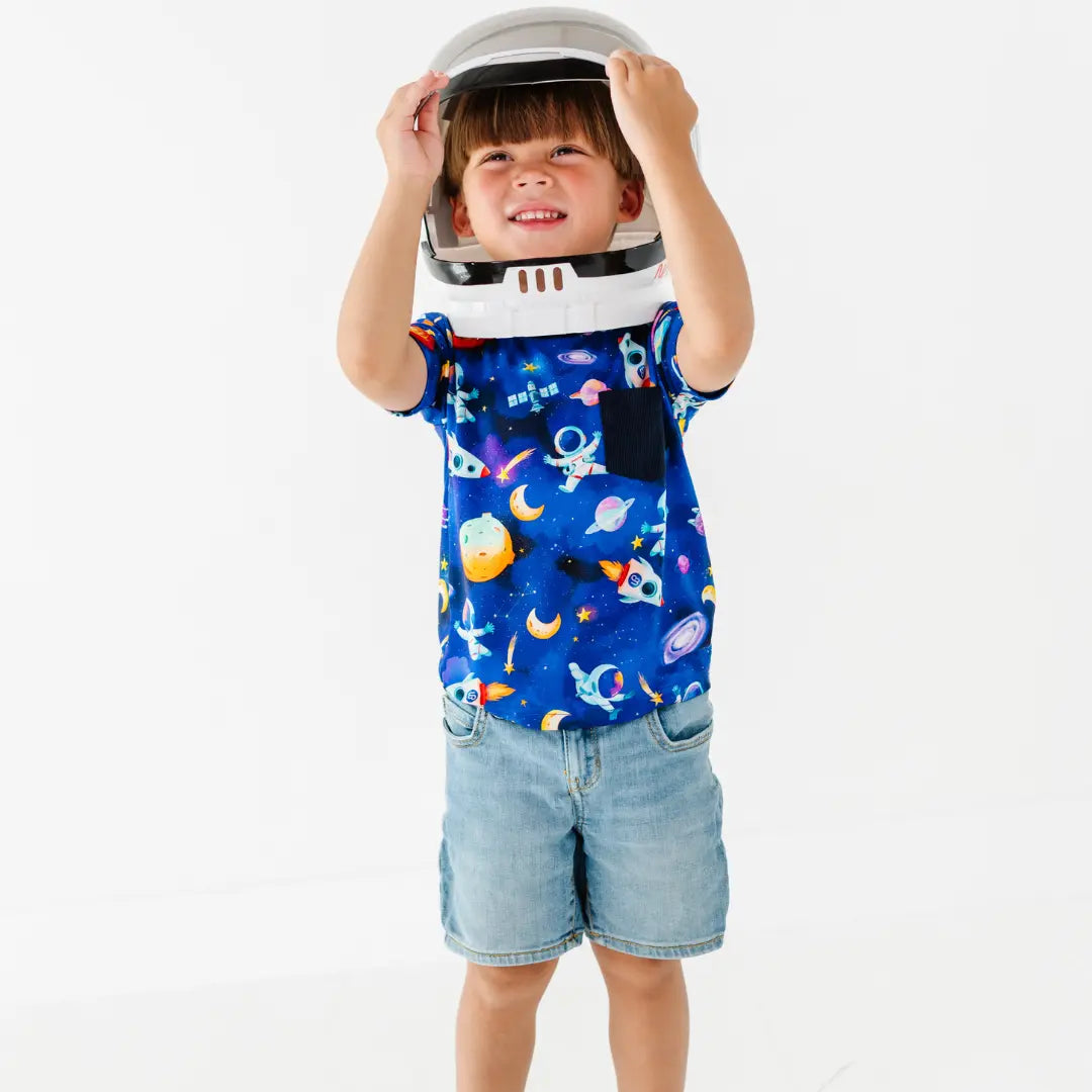 Astronauts in Space Pocket Tee