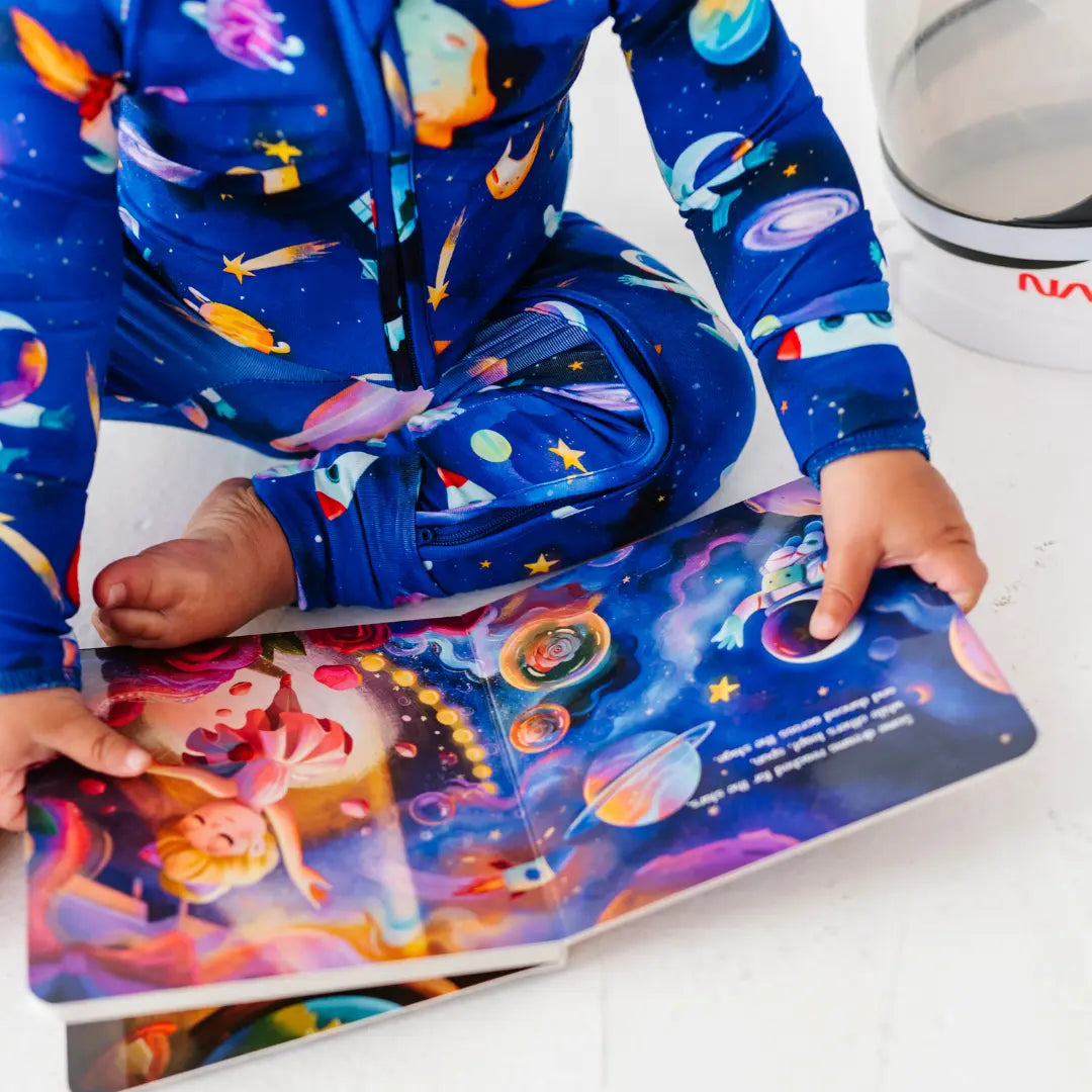 Astronauts in Space Convertible Baby Pajama
