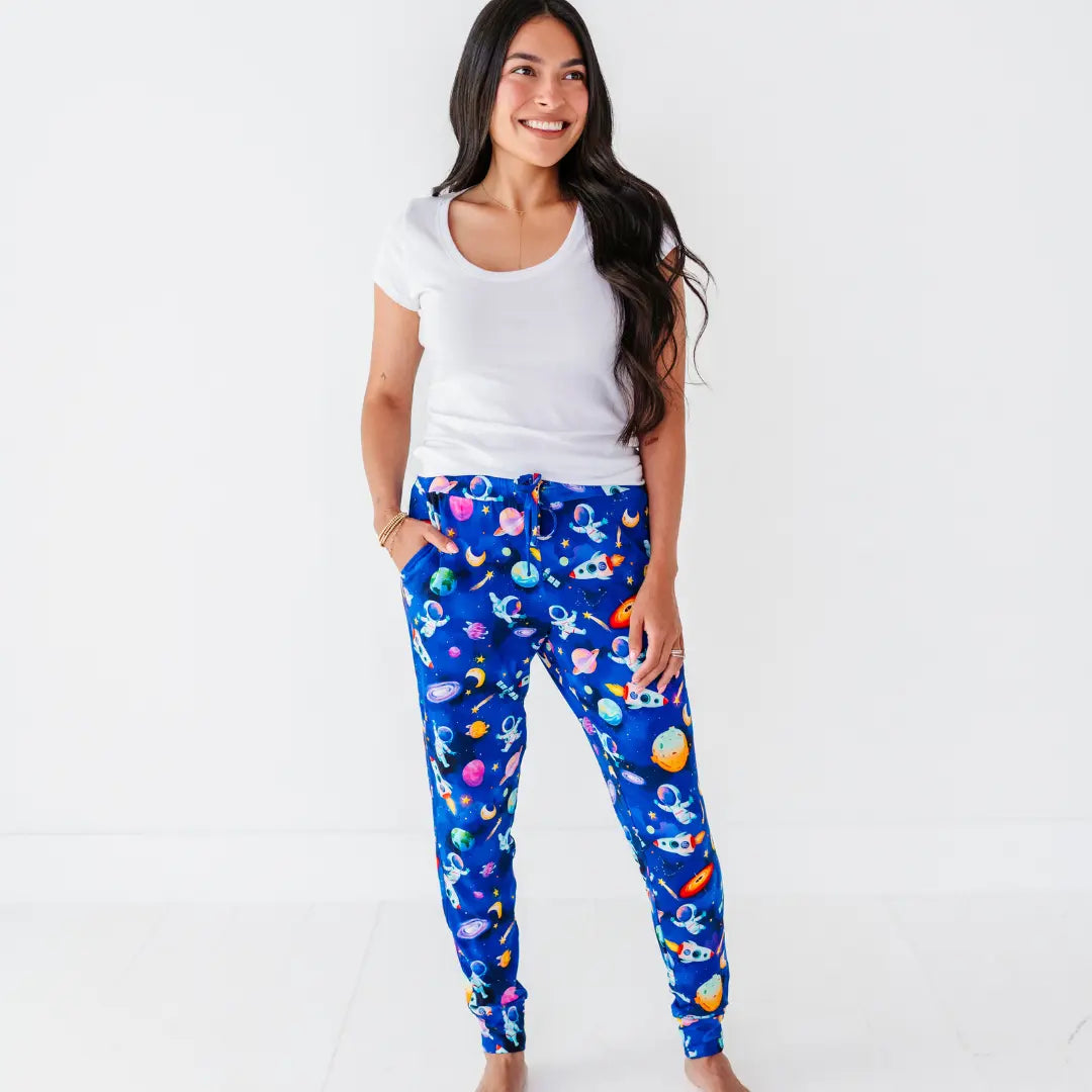 Astronauts in Space Women's Pajama Pants