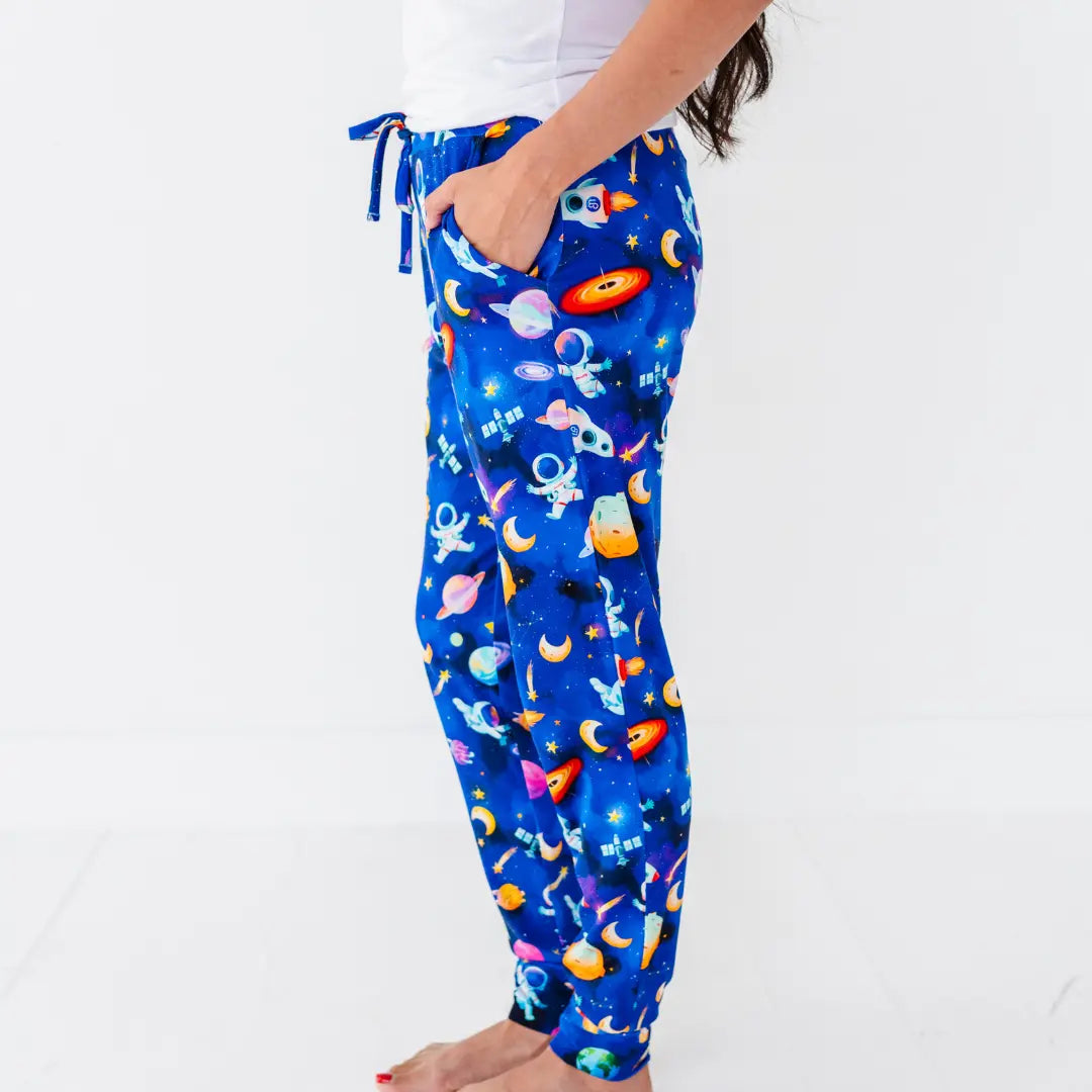 Astronauts in Space Women's Pajama Pants