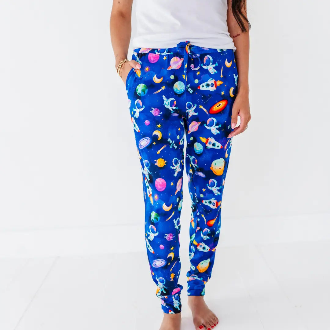 Astronauts in Space Women's Pajama Pants