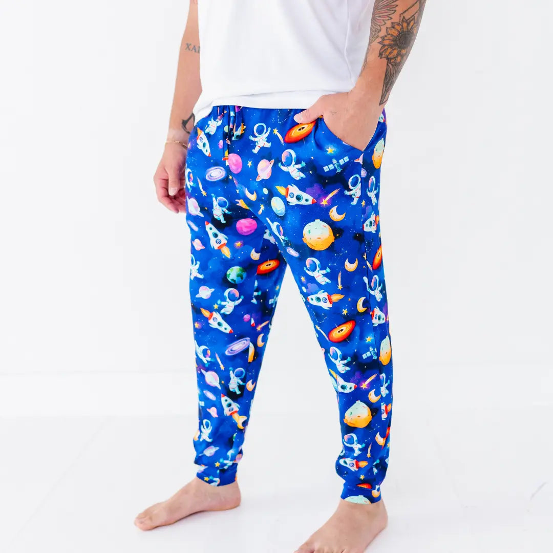 Astronauts in Space Men's Pajama Pants
