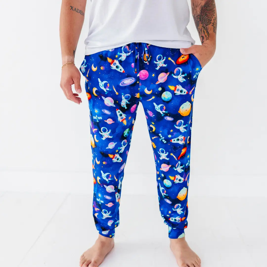 Astronauts in Space Men's Pajama Pants