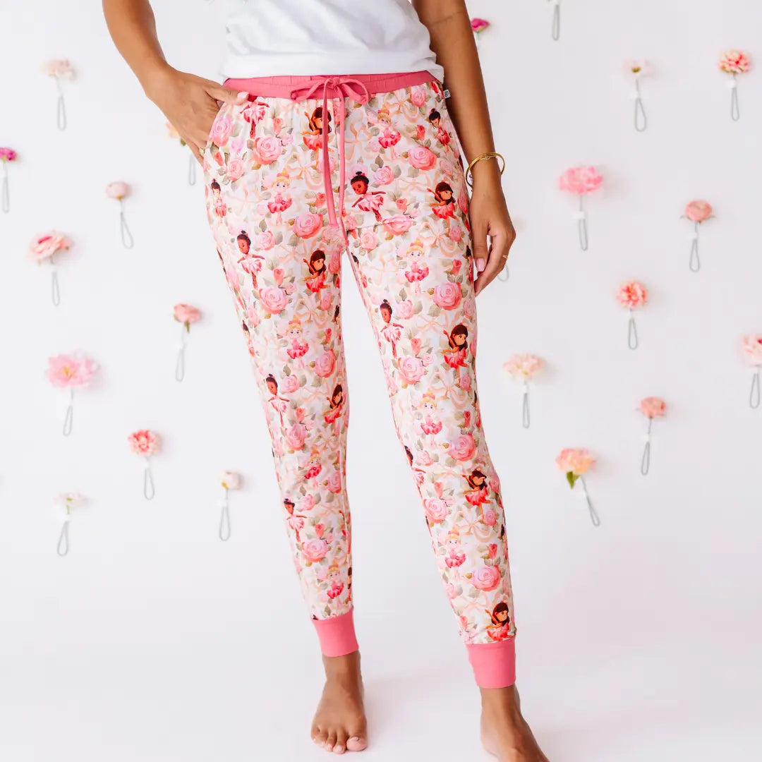 Ballerina Roses Women's Pajama Pants