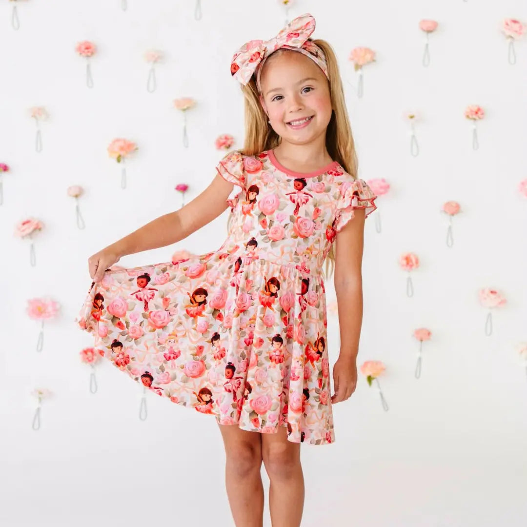 Ballerina Roses Bowtiful Headband