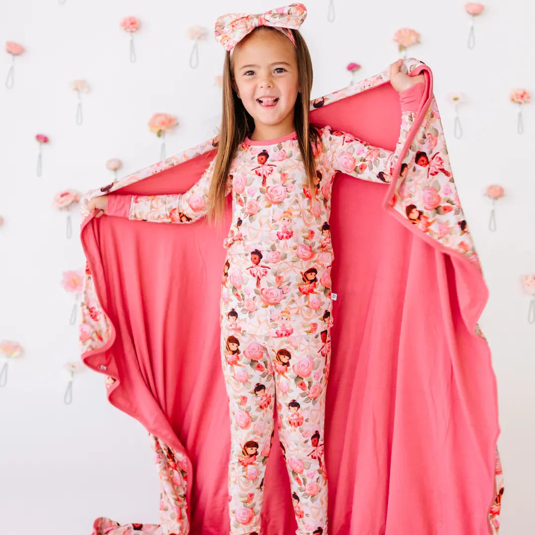 Ballerina Roses Blanket