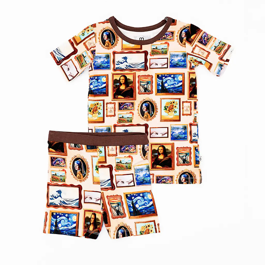 The Art Gallery Short Pajama Set
