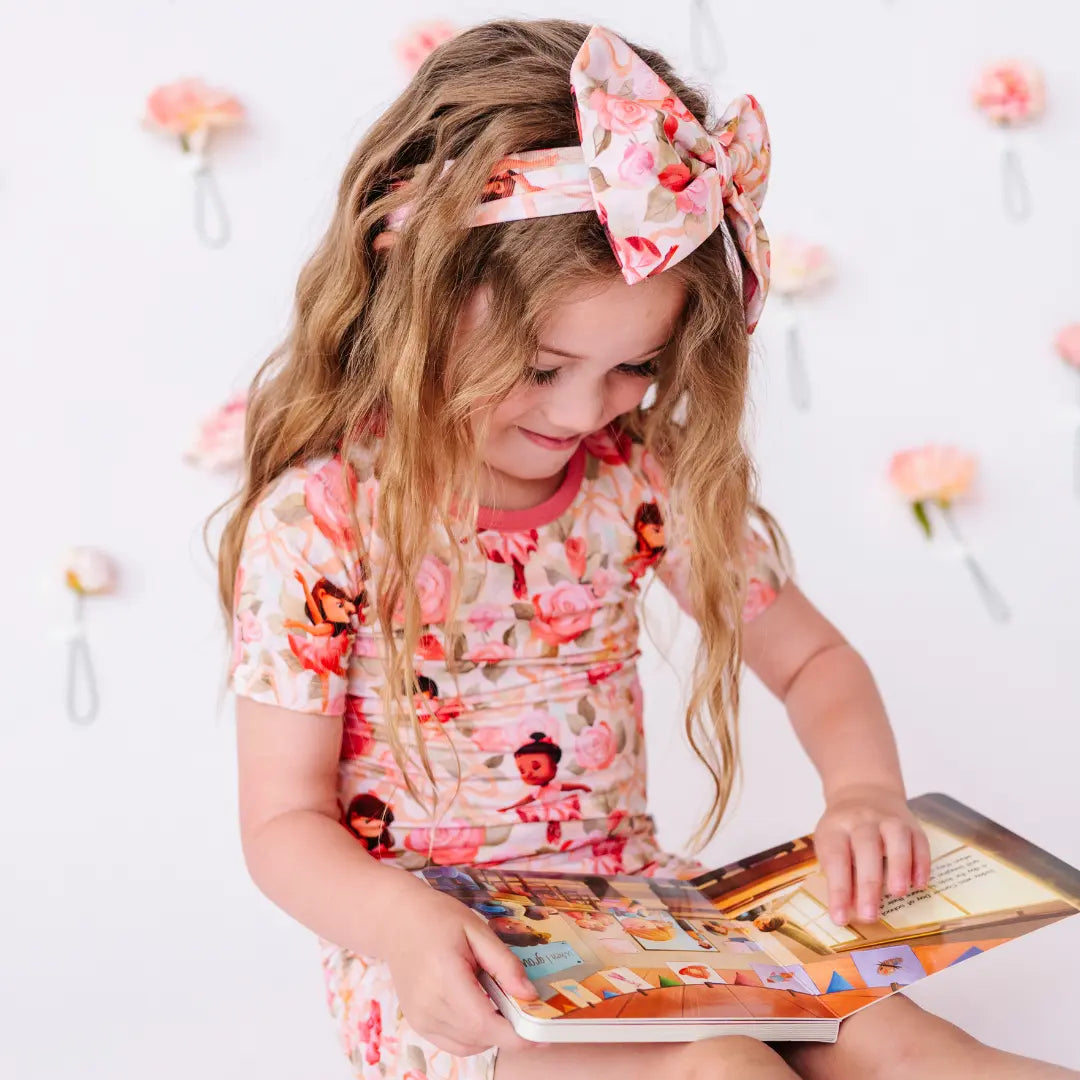 Ballerina Roses Bowtiful Headband