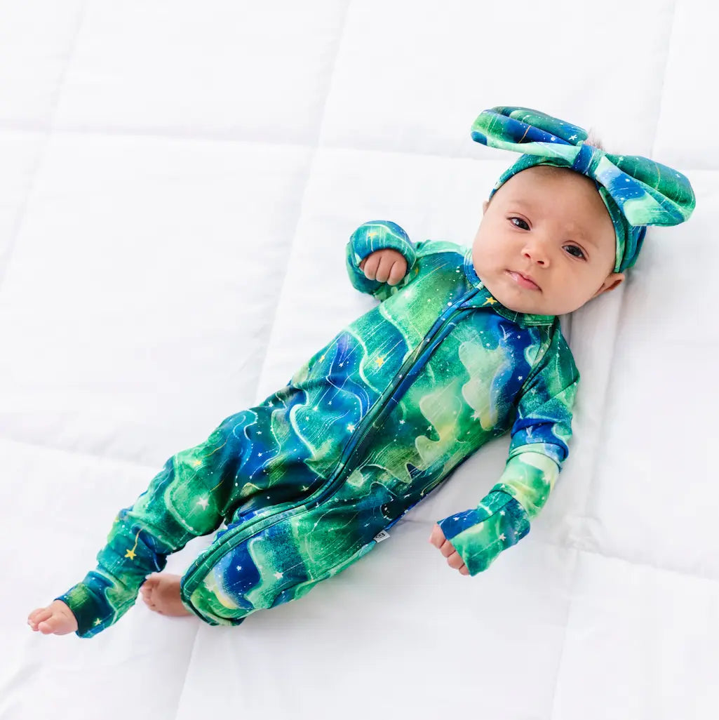 The Dancing Lights Convertible Baby Pajama
