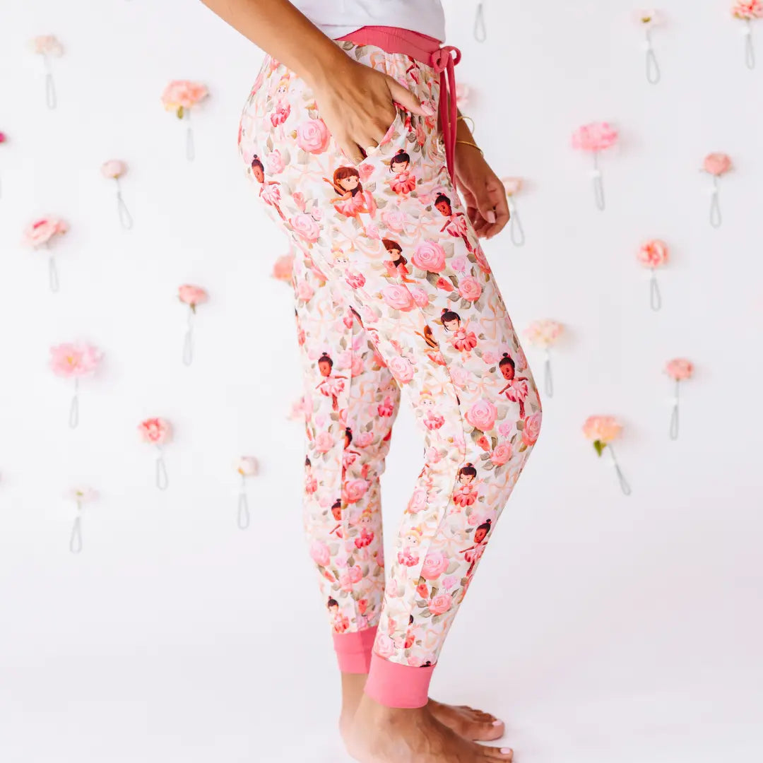 Ballerina Roses Women's Pajama Pants