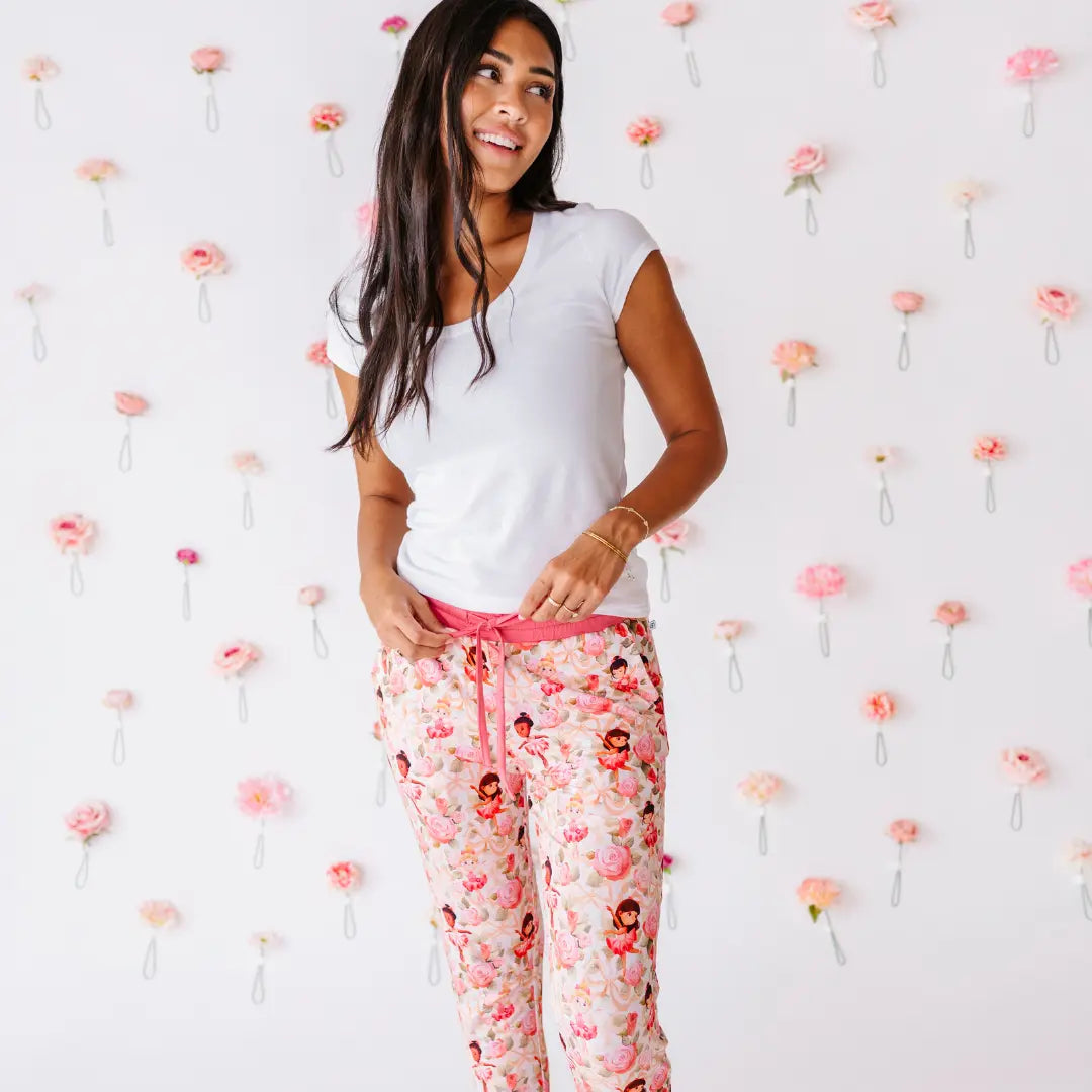 Ballerina Roses Women's Pajama Pants
