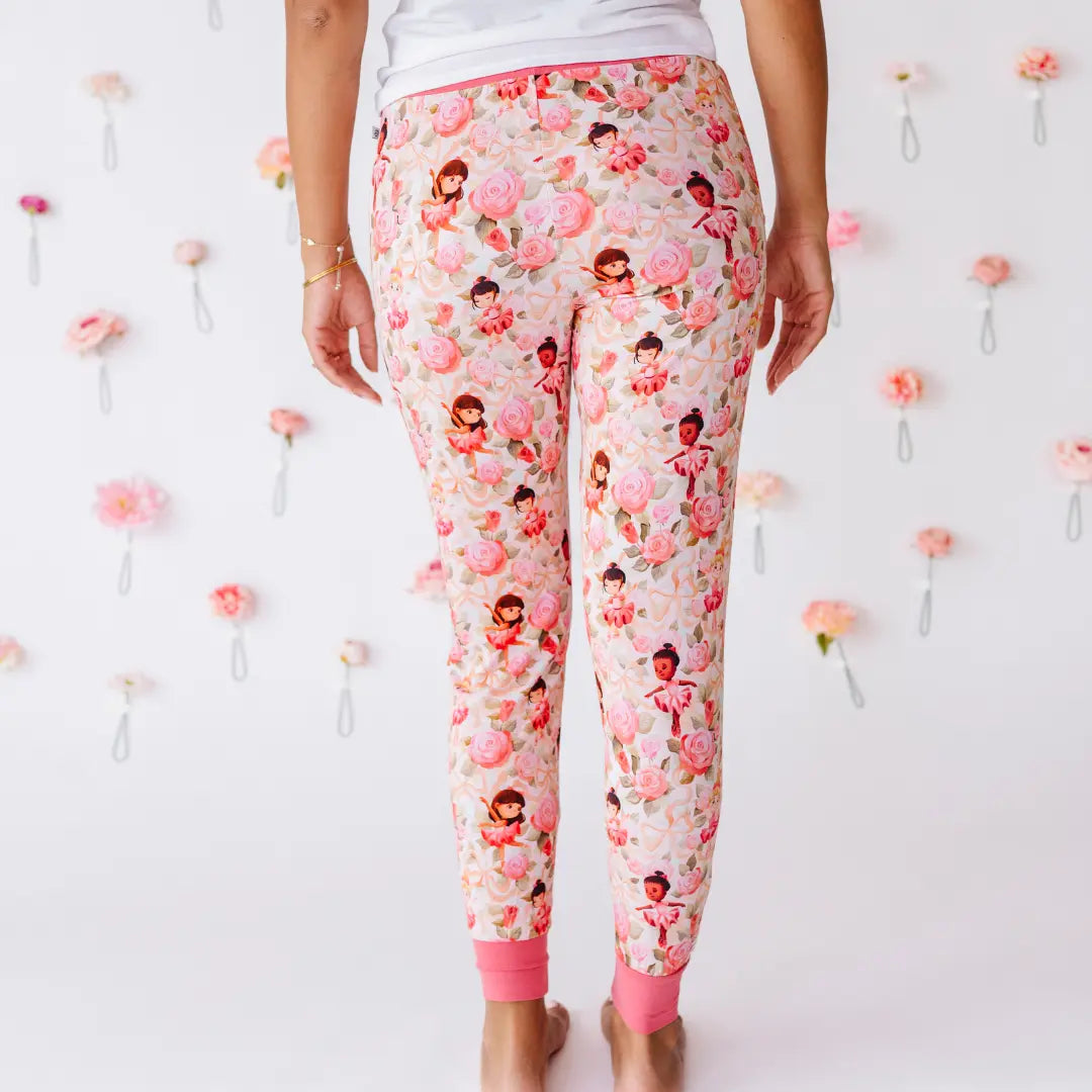 Ballerina Roses Women's Pajama Pants