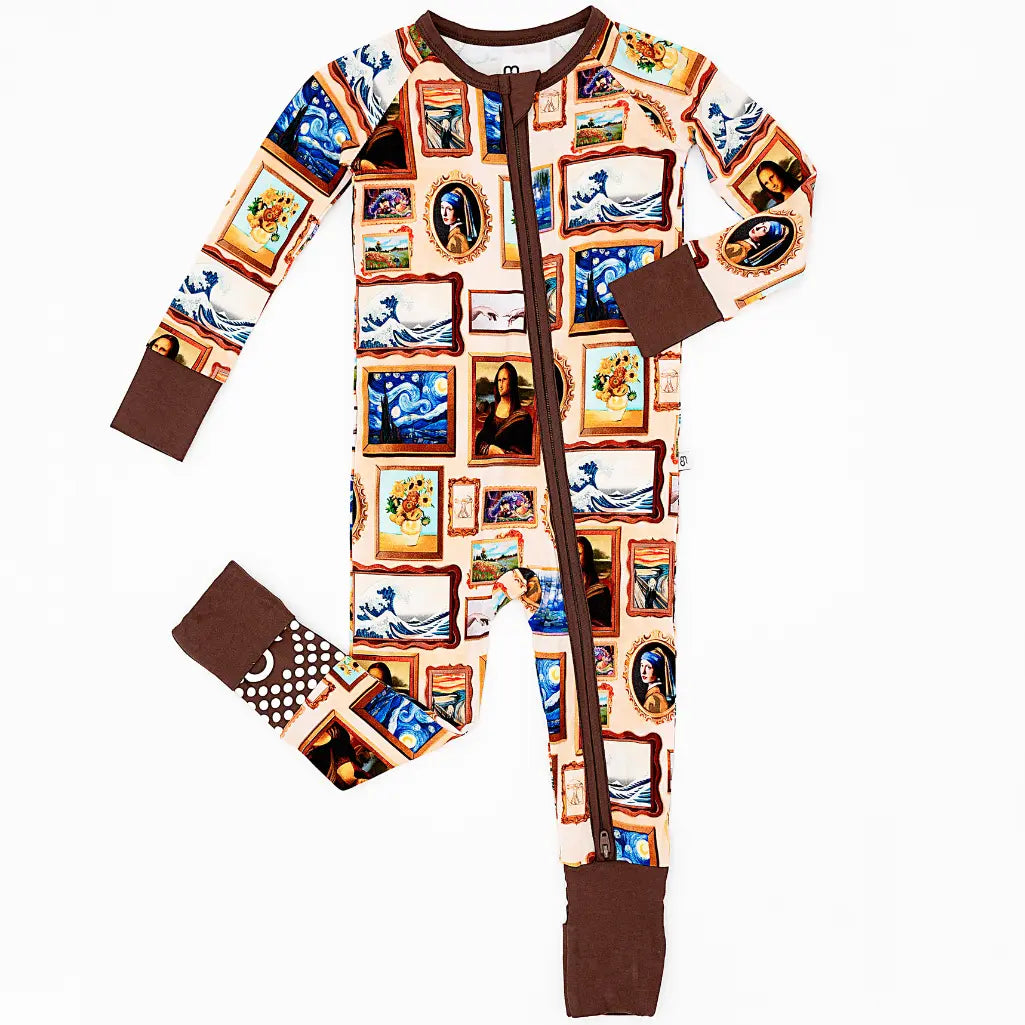 The Art Gallery Convertible Baby Pajama