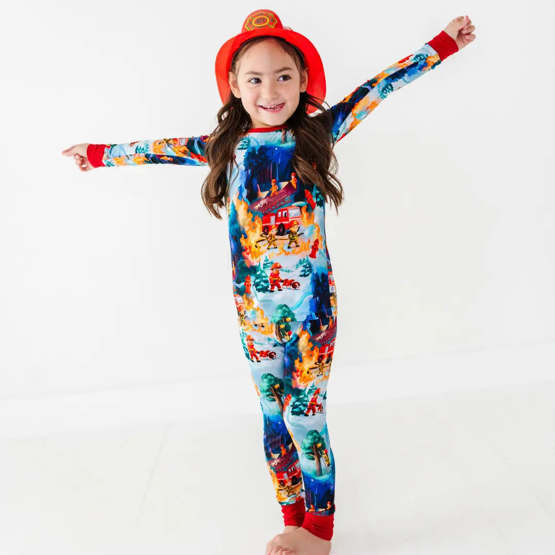 Fire Truck Rescue Pajama Set
