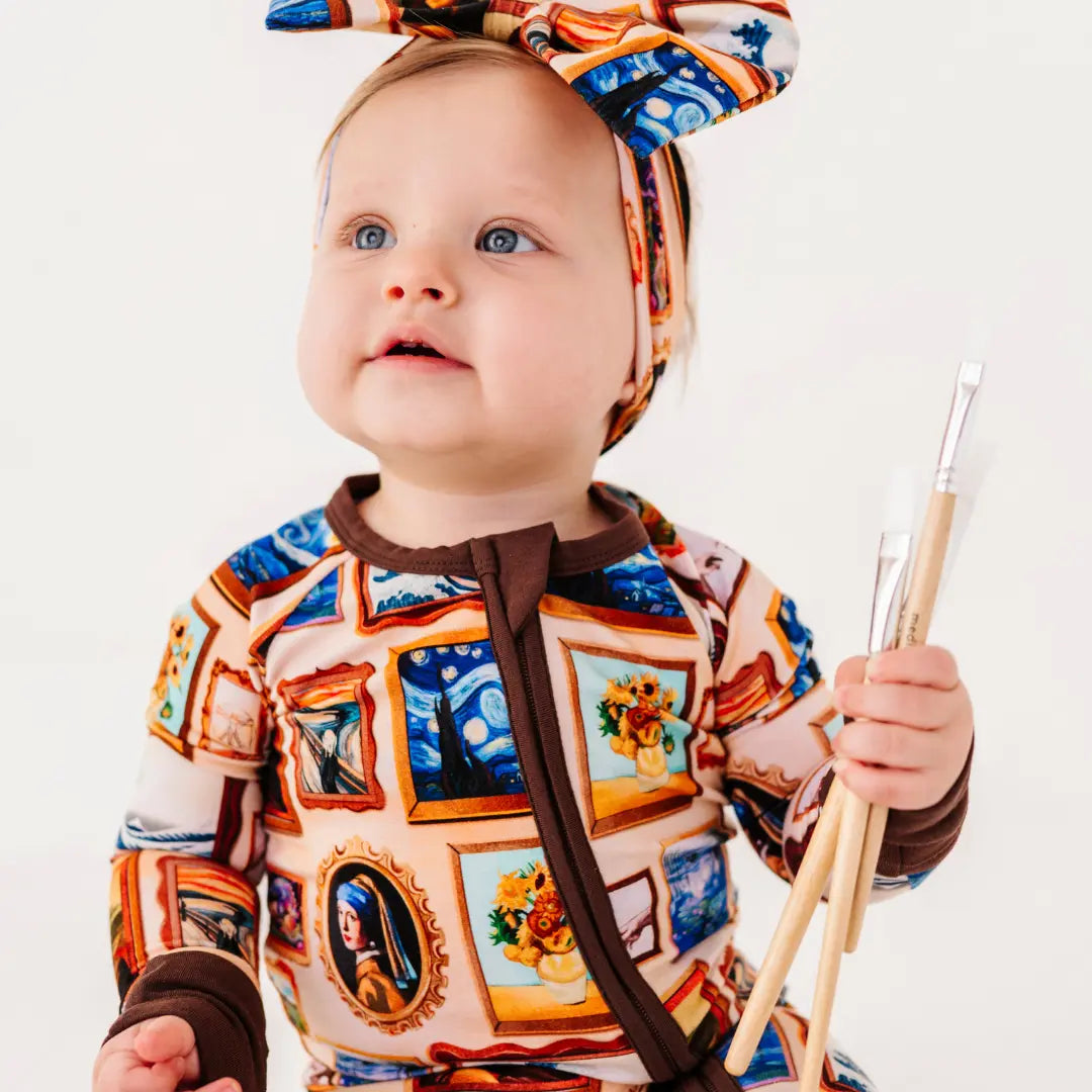 The Art Gallery Convertible Baby Pajama