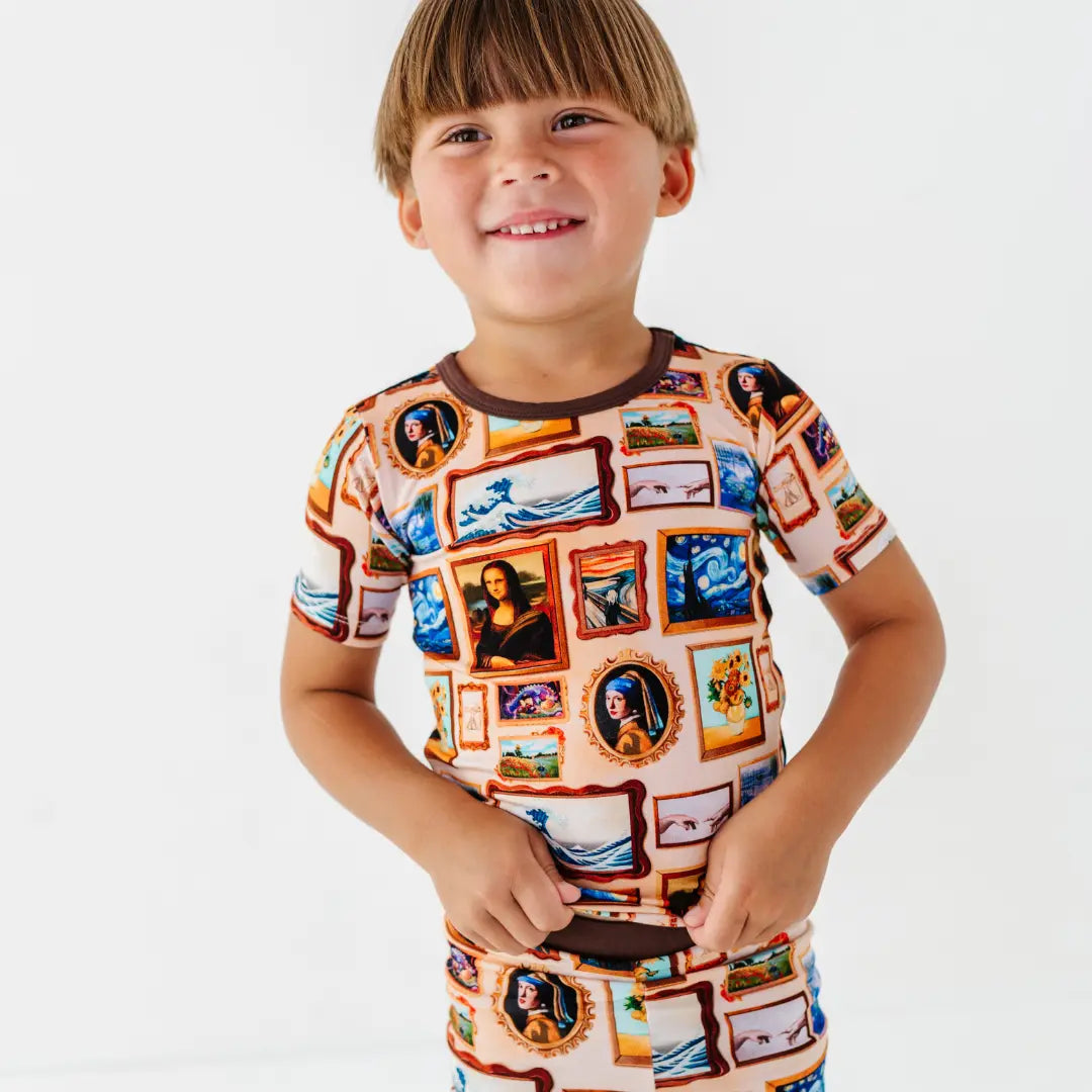 The Art Gallery Short Pajama Set