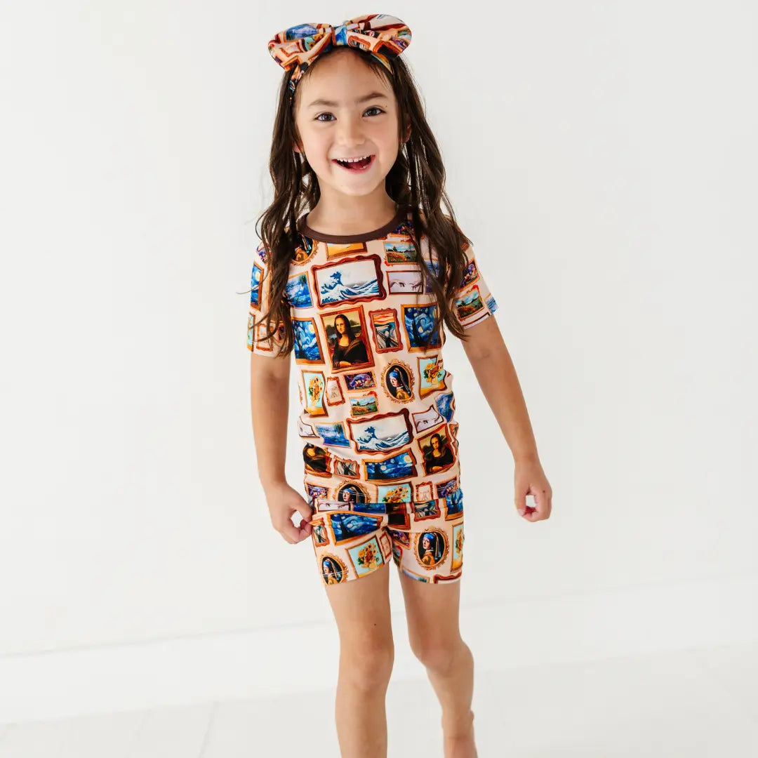 The Art Gallery Short Pajama Set