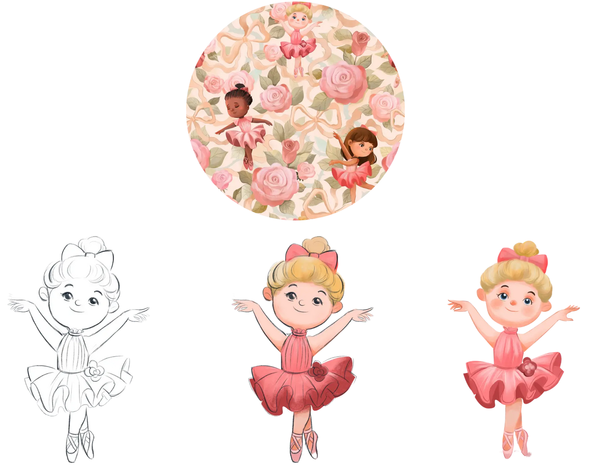 Ballerina Roses Bowtiful Headband