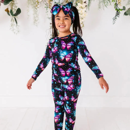 Buttefly Bamboo Kids Pajama Set 5