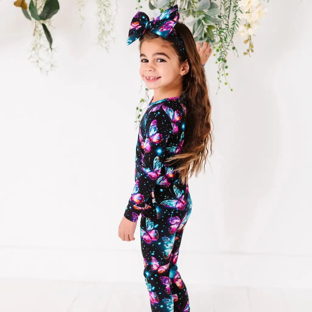 Butterfly Bamboo Kids Pajama Set 9