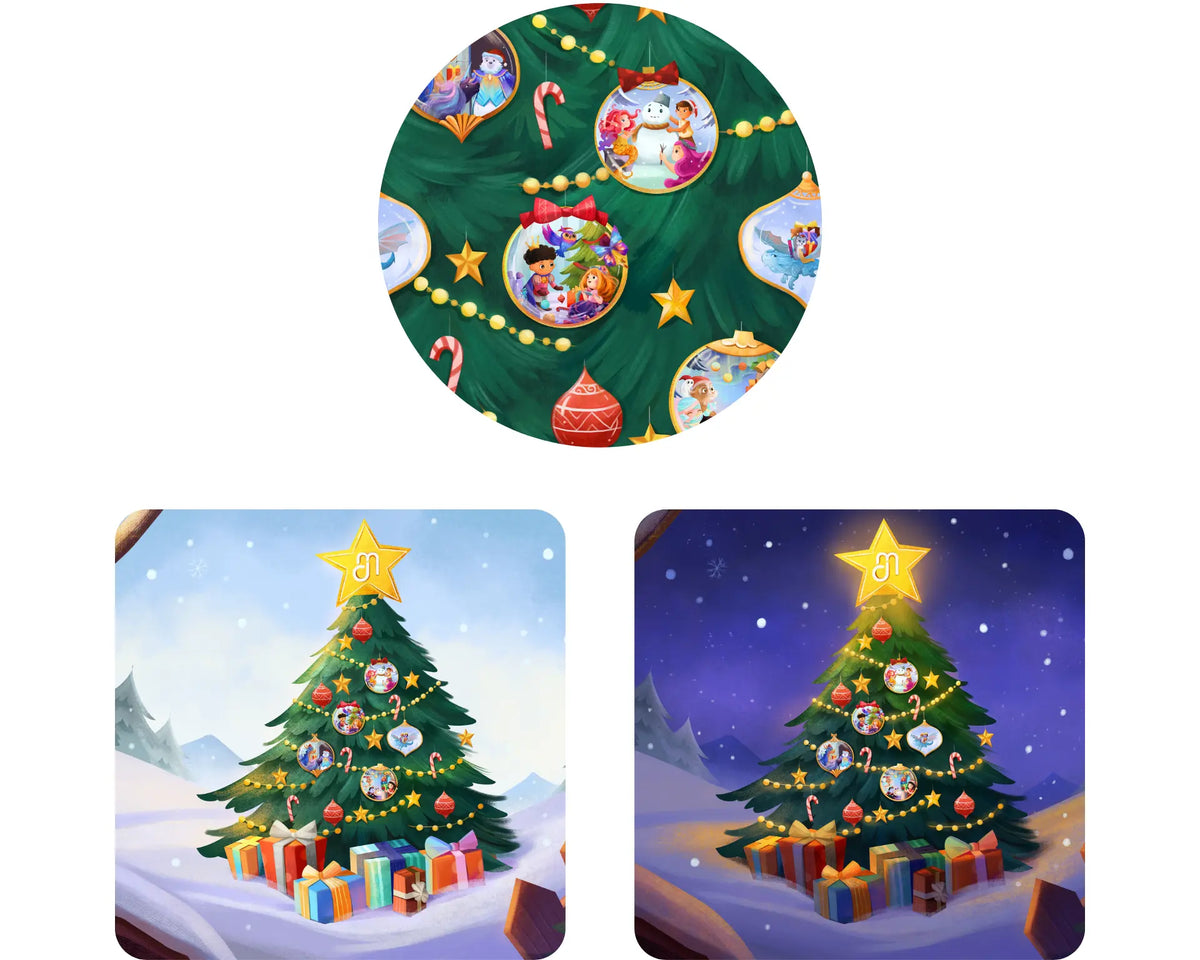 Christmas Ornaments Pajama Set