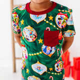 Christmas Ornaments Pocket Tee
