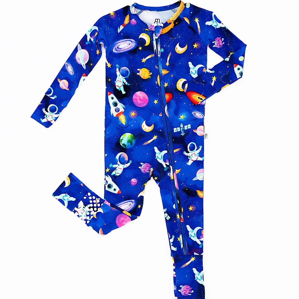 Astronauts in Space Convertible Baby Pajama