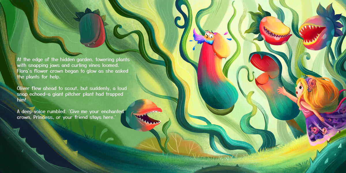 Pages 7 and 8 of The Enchanted Crown