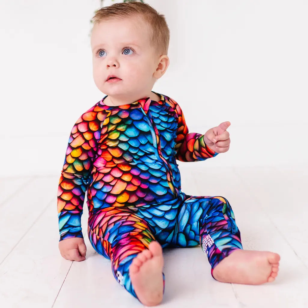 Fynn the Dragon Convertible Baby Pajama