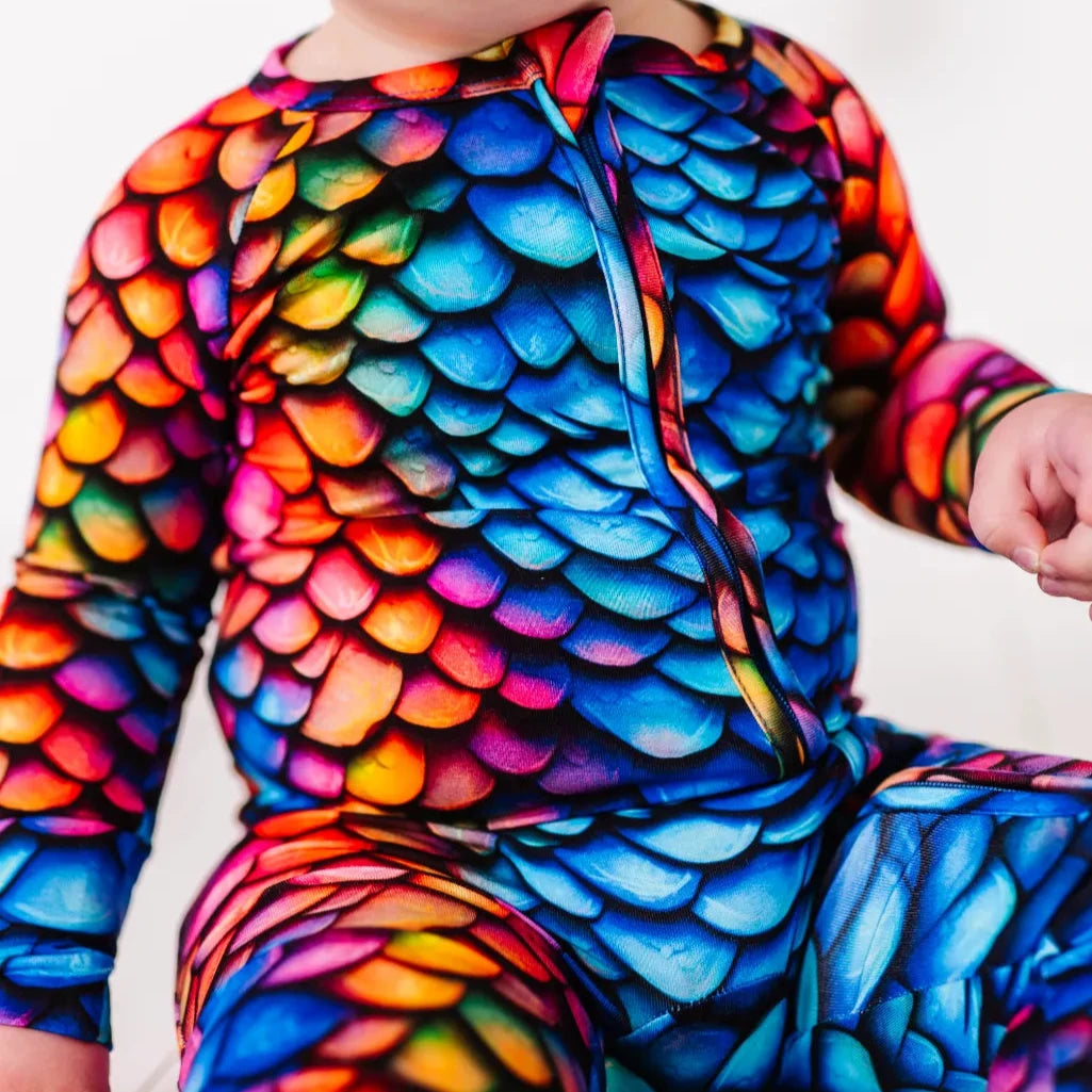 Dragon Bamboo Convertible Baby Pajama 3