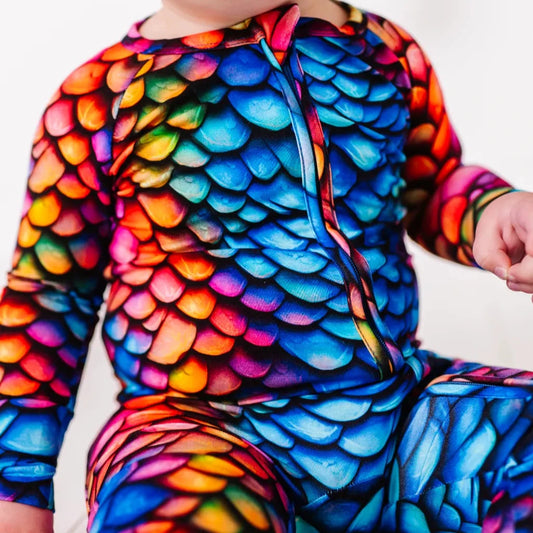 Dragon Bamboo Convertible Baby Pajama 3