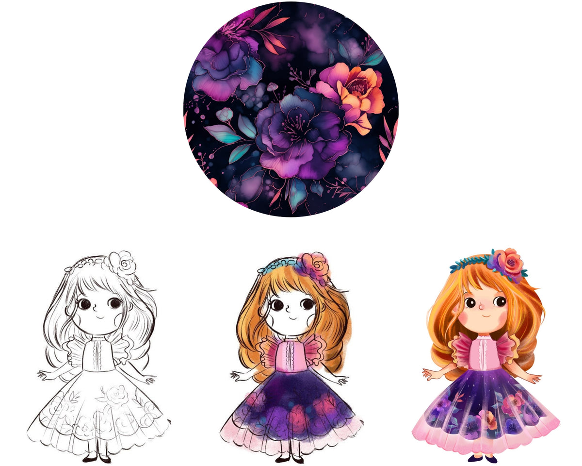 Princess Flora Pajama Set