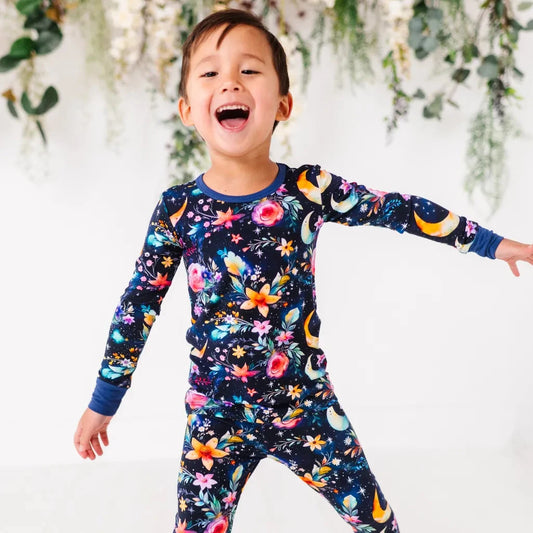 Forest Bamboo Pajama Set Kids Toddler 3