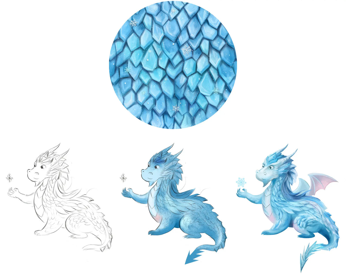 Frost the Dragon Pajama Set