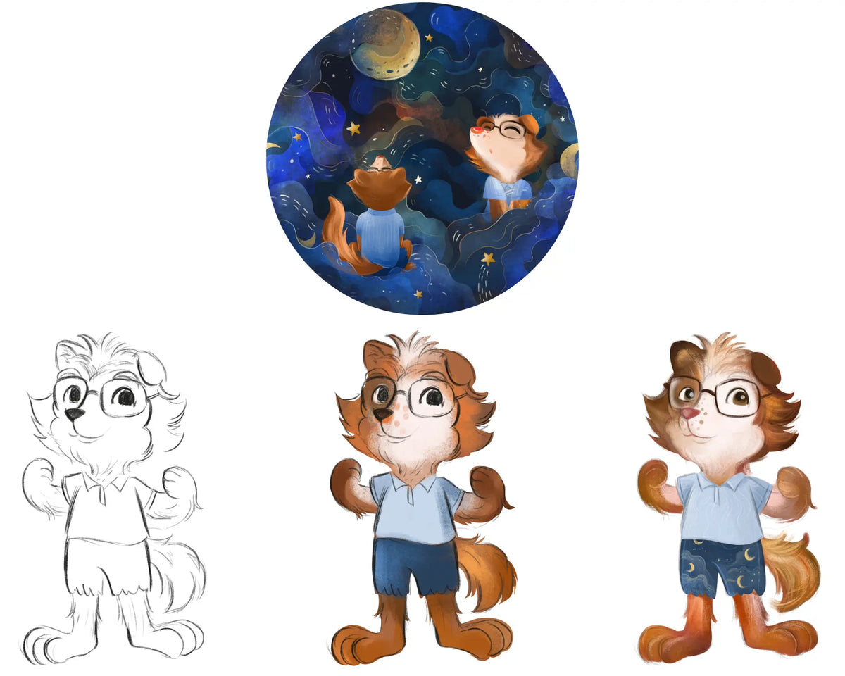 Howl the Werewolf Pajama Set
