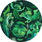 Hydra the Dragon Bamboo Pajamas
