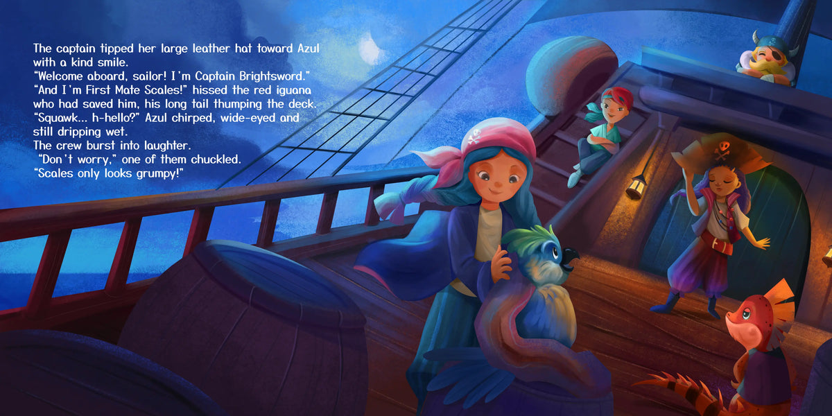 Pages 5 and 6 of The Island Adventures