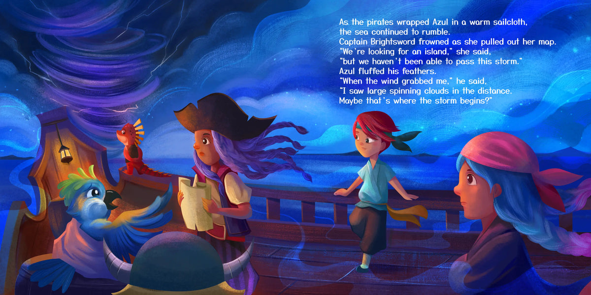 Pages 7 and 8 of The Island Adventures