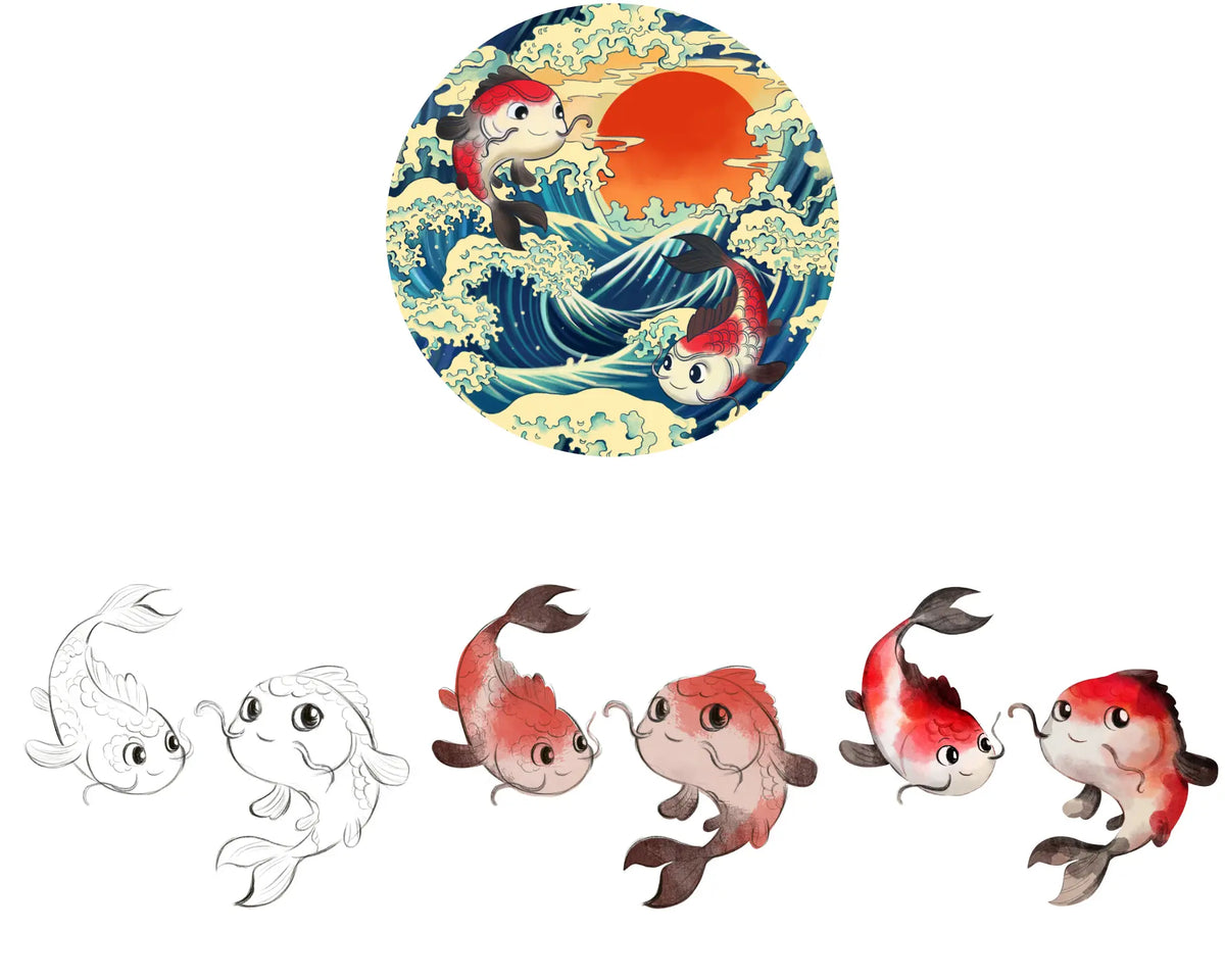 Koi Fish Pajama Set