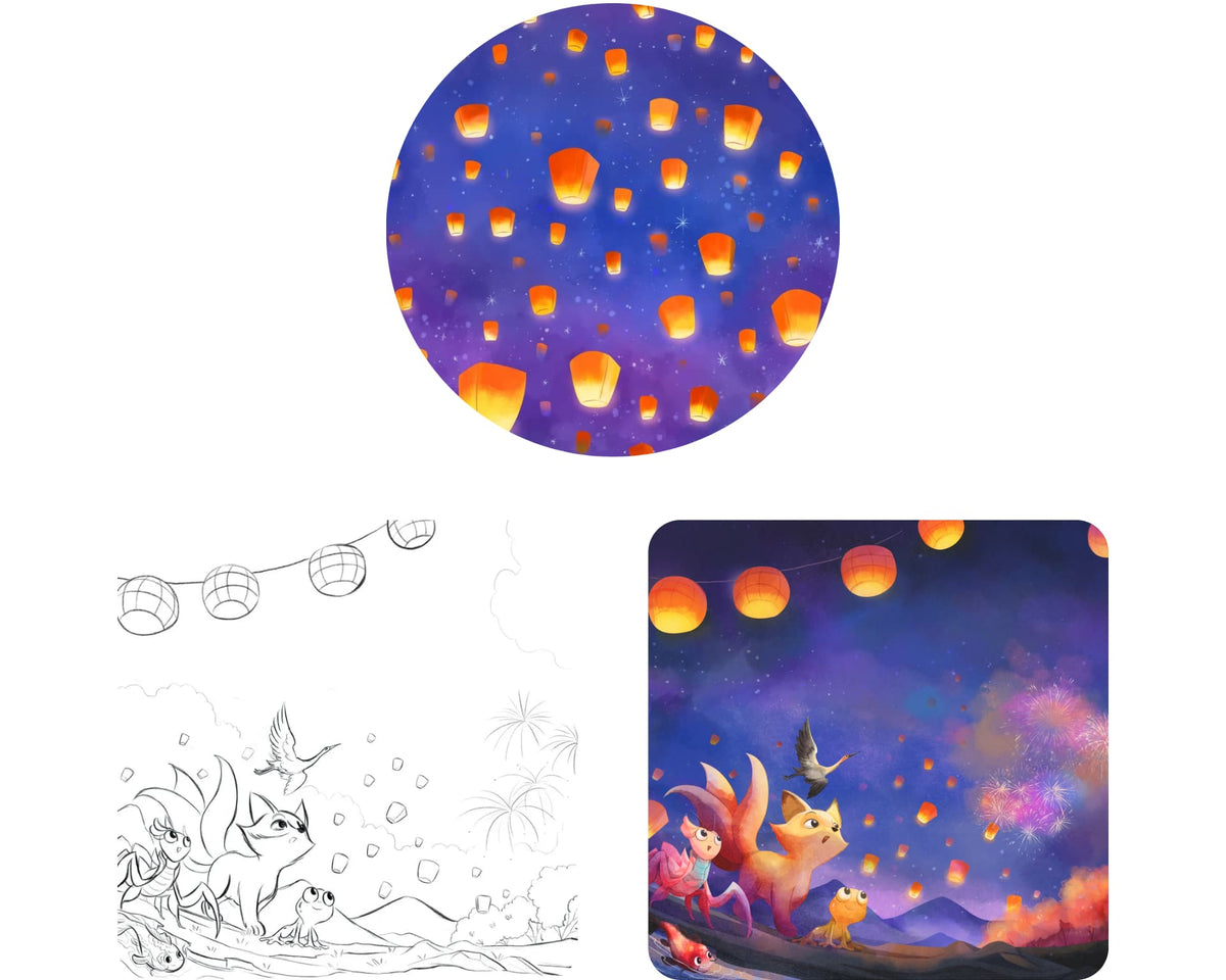 Sky Lanterns Bowtiful Headband