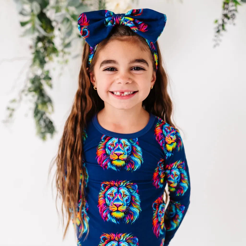Lion Bamboo Pajama Set Kids Toddler 7