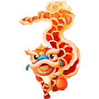 Lion Dancers Bamboo Pajamas